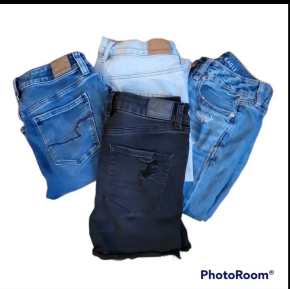 🔥🔥HOT DEAL!! 4 pc American Eagle Denim Bundle Size 4